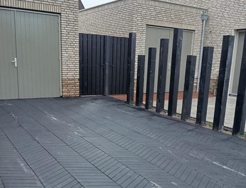 Oprit gebakken bestrating Harderwijk